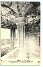 S02-8803, CHATEAU DE BLOIS, PILASTRE DU SOMMET DE L'ESCALIER, POSTCARD