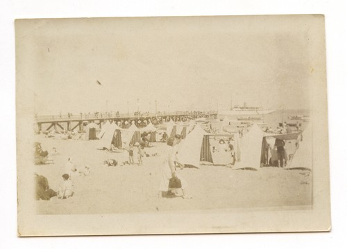 Bord mer cabine plage - cabine, de