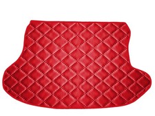 Matelassé Cuir artificiel ROUGE Tapis coffre pour Infiniti QX70 2014-2017