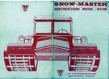 SNOW MASTER ST4B Trac Snowcat SNO-CAT MANUAL ARCHIVE TRACTOR VINTAGE RARE OPS 