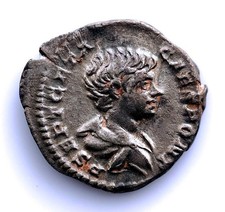 Reich Romano-Geta. Denier. "