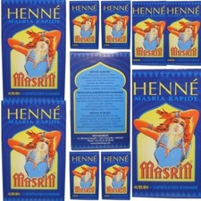 Lot x10 Henné Auburn Poudre