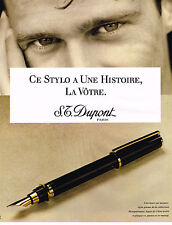 ADVERTISING ADVERTISING 014 1989 DUPONT Fountain Pen