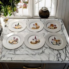 Assiettes Fromage Vintage