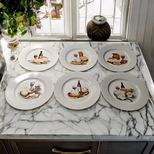 Assiettes fromage vintage - assiettes,