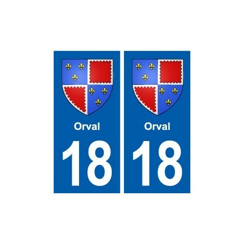 Orval blason autocollant - 18,