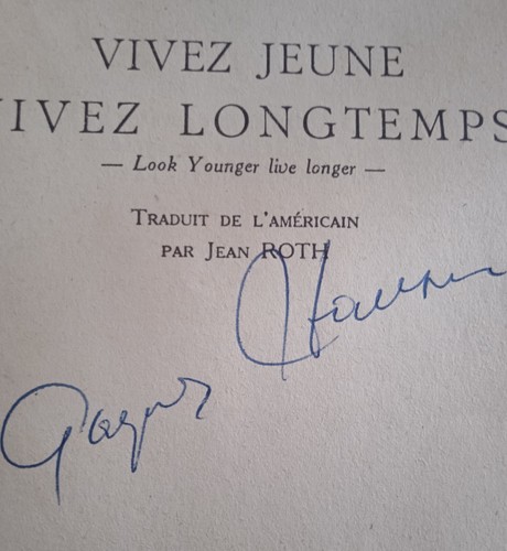 Rare livre signé - livre,
