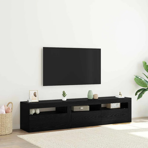 Meuble avec bandes led - tv,