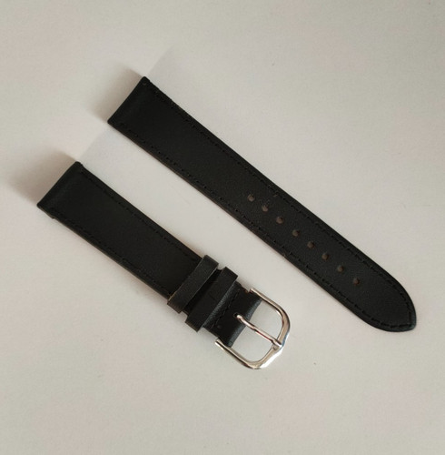 Bracelet montre cuir noir - , 18mm