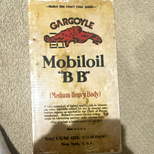 Mobil gargoyle mobiloil bb - mobiloil, b/bb