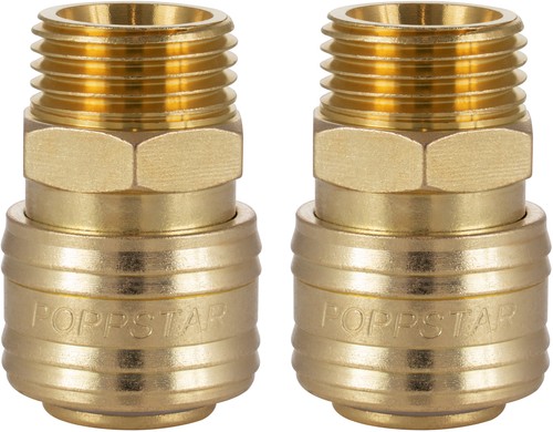 Raccord rapide pour air - 2x,