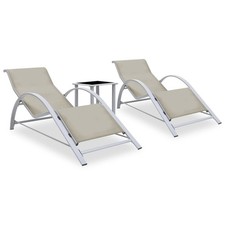 Lot de 2 Chaises Longues avec