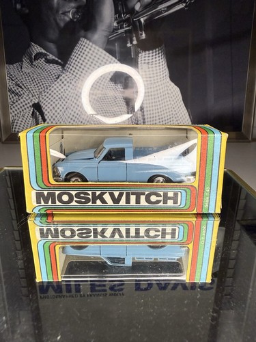 Moskvitch pickup blue soviet - moskvitch,