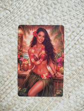 plaque publicitaire motif tiki