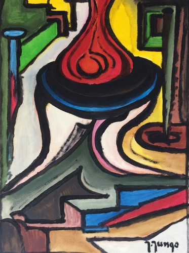 Expressionniste gouache jungo - expressionniste,