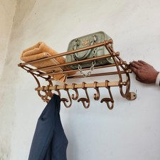 Porte-bagages train mural