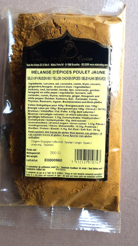 200 épices poulet jaune - de,