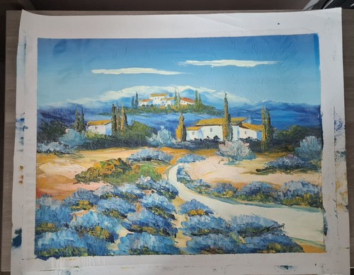Peinture huile sur toile