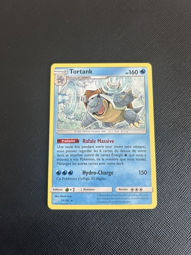 Carte pokémon tortank - carte,