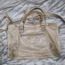 Balenciaga City Bag Caramel Chevre Leather Vintage Classic Tote Handbag