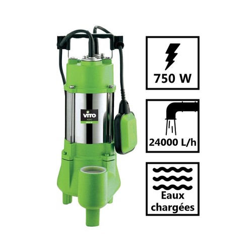 Pompe évacuation 750w eau - pompe, d'évacuation