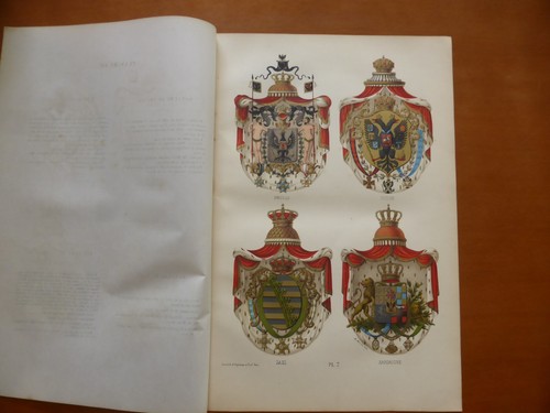 Blasons chromolithographie - blasons,