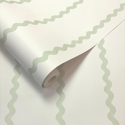 Papier peint crème rayure - crème,