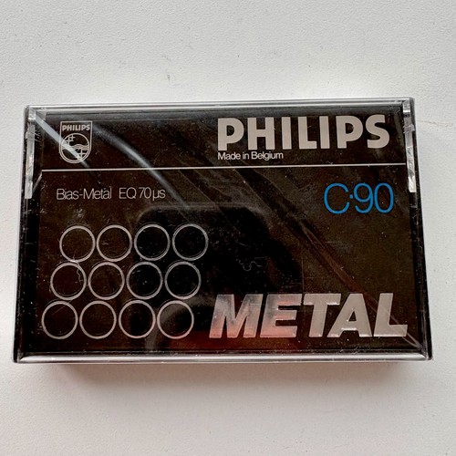 Philips metal c90 cassette - philips,