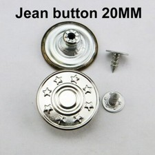 Boutons pression pour jeans