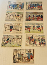 Lot  de 9 Chromos  Chocolat