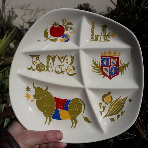 Assiettes pommard salins à - 4,