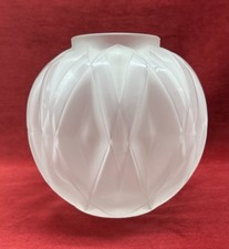 ANDRE HUNEBELLE COGNEVILLE VASE PRISME OPALESCENT ART DECO PARIS FRANCE 1930