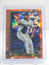 NESTOR CORTES 2025 TOPPS CHROME SAPPHIRE ORANGE REFRACTOR /25 Q0223