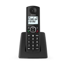 F530 - Téléphone Fixe Sans Fil DECT - Grand Écran Rétroéclairé - Mains Libres...