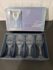 4 verres Cristal d'Arques BRETAGNE 18.5 cl Vin Made In France DURAND 
