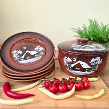 Lot de 5 assiettes en