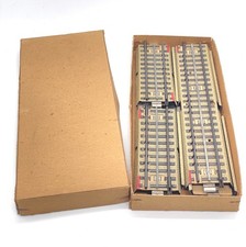 Marklin HO Prewar 7193 7192 Original 3 Rail Track in Box, HARD TO FIND VERY NICE