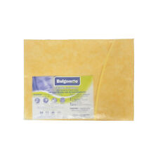 NAPPE RONDE TOILE CIREE JAUNE MARBRE BULGOMME Ø150CM