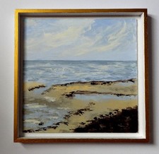 huile au couteau "AU BORD DU