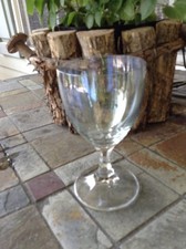11 Beautiful Blue Lustre Crystal Pedestal Wine Glasses 