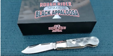 Couteau Rough Ryder Easy Open Blk Appaloosa Lame Acier 440 Manche Os RR2486