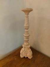 Grand bougeoir ancien bois