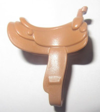 Playmobil selle cheval derniere generation marron clair western cowboy NEUF si15