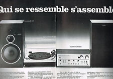 1976 SONY Hi-Fi Channel Advertising ADVERTISEMENT (2 Pages)