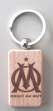 porte clefs en bois de hetre de 6 mm d'epaisseur tres resistant