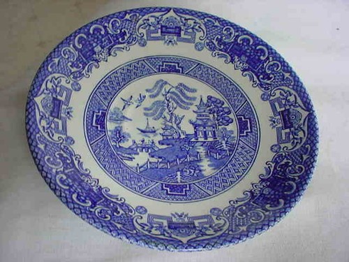 Wedgwood blue willow old - wedgwood,