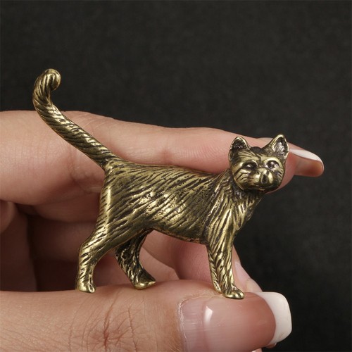 Figurine chat laiton de - chat,