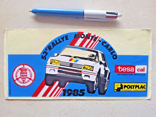 Autocollant monte carlo - monte,