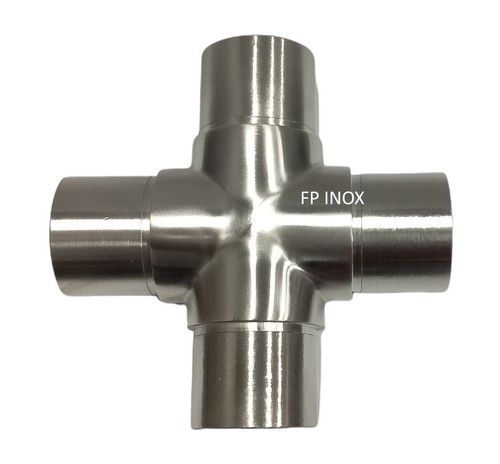 Coude té départ - départ, inox
