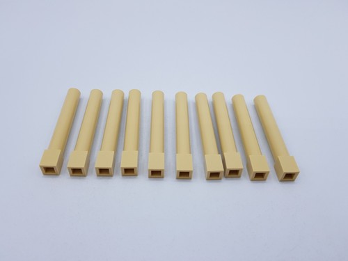 Lego lot column 1x1x6 - 10, tan